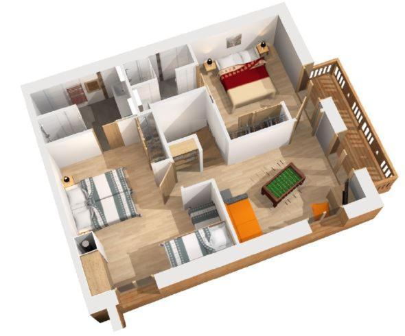 Chalet Arpitan - les Carroz - Grand Massif Chambre photo